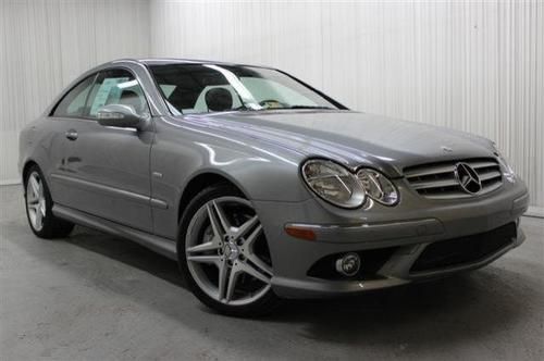 2009 mercedes-benz clk 350 grand edition package leather navigation silver amg