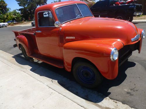 1952 chevy pickup hot rod  project truck