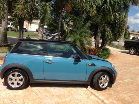 2008 mini cooper, 66k miles, one owner, hard top, double sunroof