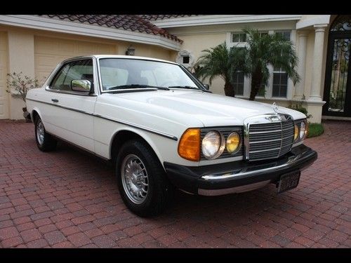 1985 mercedes 300cd turbo diesel coupe 1-owner 78k miles immaculate