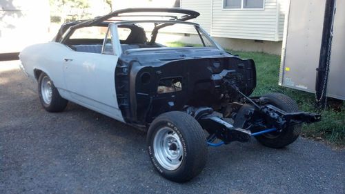 1968 chevelle malibu convertible project clean frame winner takes it nr conv 69