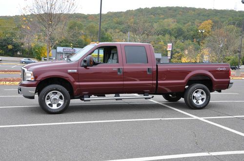2005 ford f350 lariat crew cab long bed 4wd one owner no reserve only 83k mint