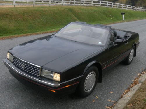 1992 cadillac allante base convertible 2-door 4.5l mint! low miles!