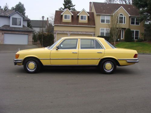 1973 mercedes 450se 4dr. adult owned, rust free, very well maintained, very rare