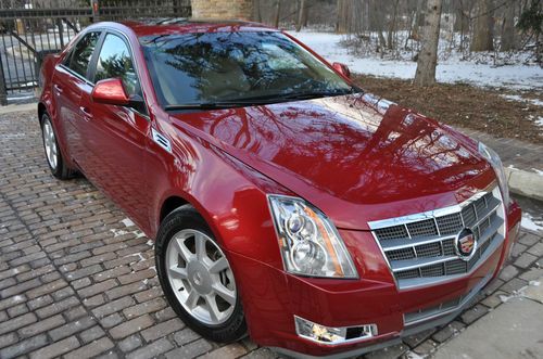 2009 cts-4.no reserve.4x4/awd.leather/pano/onstar/heated/bose/17's/rebuilt