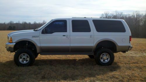 7.3 diesel 2000 ford excursion limited 4x4 clean leather very nice 2 owner truck