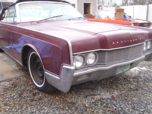 1967 convertible lincoln continental suicide doors no reserve