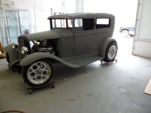 All steel---1930 ford model a 2 dr sedan