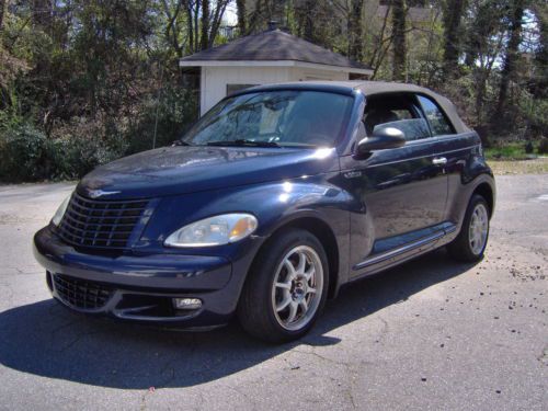 2005 chrysler pt cruiser convertible low miles, clean, &#034;needs turbo&#034;, cheap!!!!!