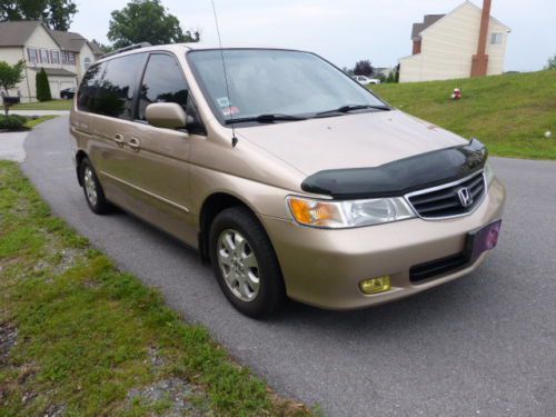2002 honda odyssey ex-l 1owner, only 80k, leather, hot seats, clean, runs 100%
