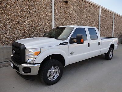 2012 ford f250 xl crew cab long bed 6.7 liter powerstroke diesel-4x4-one owner