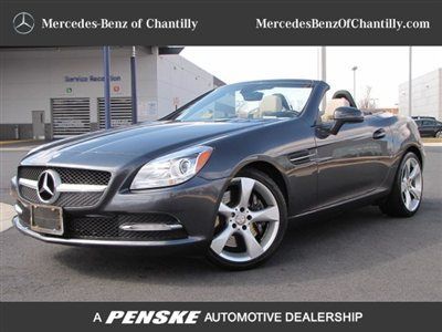 2012 mercedes-benz slk350 roadster*p1*comand package*pano roof*trim package
