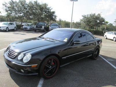 2002 mercedes-benz cl600 renntech 5.8l v12 rwd coupe leather moonroof floridacar