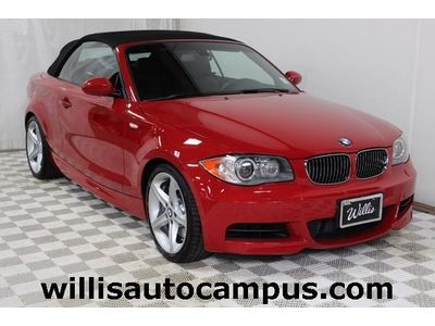 Convertible rwd heated seats leather satellite radio red