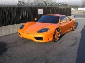 2000 modena custom orange 6 spd manual forgiato wheels sound system blk headlamp