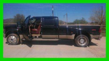 2008 ford f450 king ranch crew cab drw turbo 6.4l v8 32v automatic 4wd tow hitch