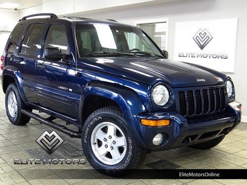 2002 jeep liberty limited 4wd htd sts side steps alloys moonroof
