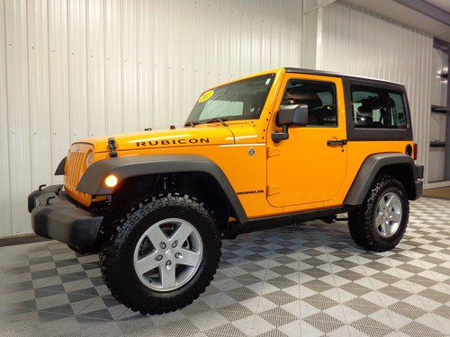 2012 jeep wrangler rubicon 4x4 6 speed 1 owner only 4600 miles we sold new!!