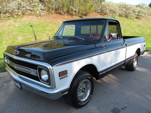 1969  chevy c-10 pickup  /  nicely restored