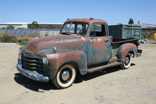 1952 chevrolet pick up-original-1949-1950-1951-1953-1954-1955-farm truck