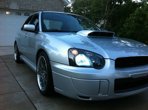 2005 wrx with many aftermarket upgrades