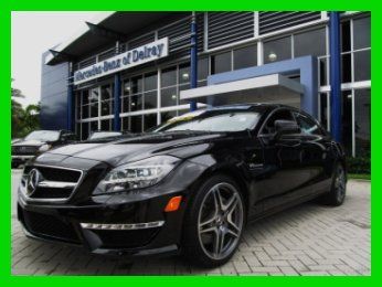 012 certified black cls-63 amg 5.5l v8 *heated &amp; cooled leather sport seats *fl