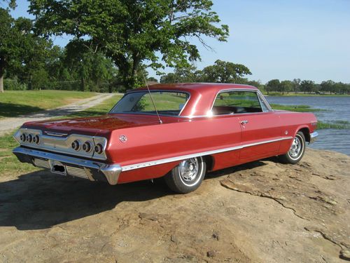 1963 chevrolet impala ss - correct qb code l80 -  409/425hp  4 spd -  dual 4 bbl