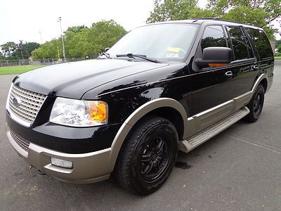 2004 ford expedtion eddie bauer v-8 auto leather 1 own clean carfax no reserve