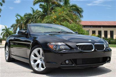2007 bmw 650i convertible - only 42k miles - we finance - sport package -florida