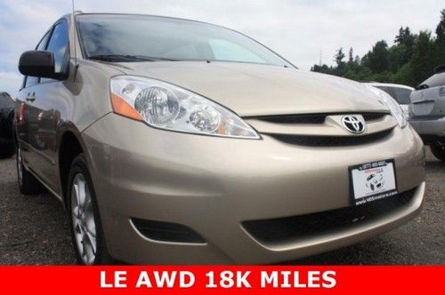2006 toyota sienna le awd 18k miles only