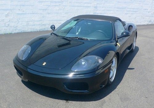 2004 ferrari 360 spider convertible * 6 speed manual * only 8,547 miles!