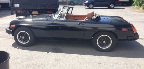 Black 1975 mgb radster. daily commuter. 51,000 miles