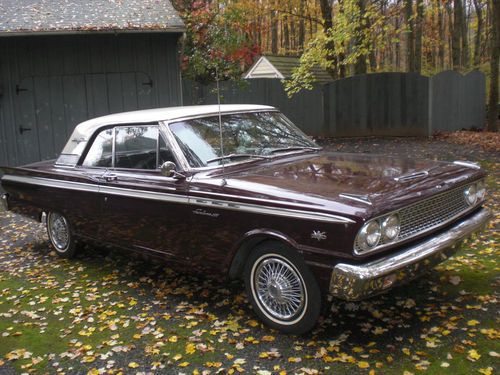 1963 ford fairlane 500 2-door sports coupe, rare classic vehicle