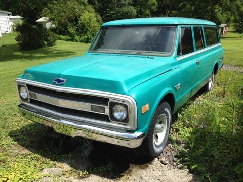 69 suburban, california rust free, 350, a/t, hard to find, 68, 69, 70, 71 style