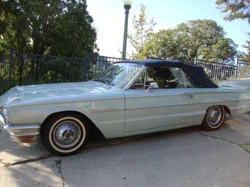 1964 ford thunderbird convertible - almost mint condition