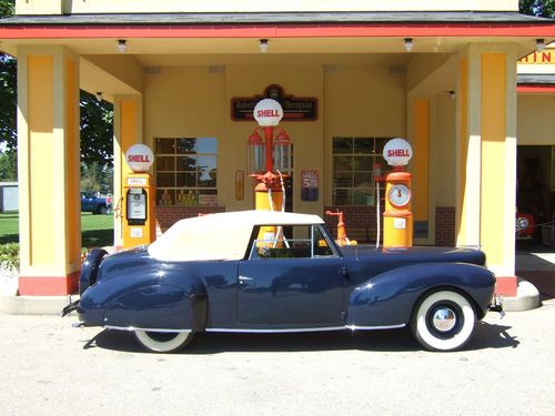 1940 lincoln continental convertible cabriolet - full classic