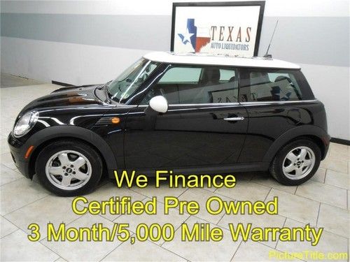 10 cooper 6spd leather only 19k miles sunroof certified factory warranty texas