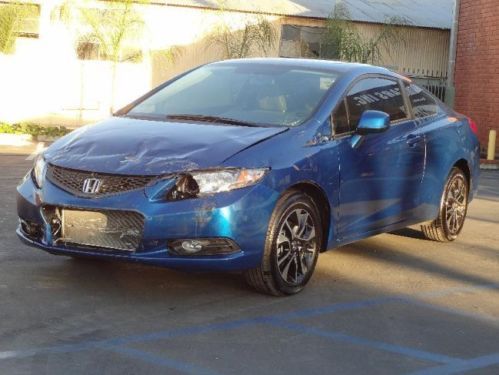 2013 honda civic ex coupe damaged salvage fixer runs! only 7k miles! like new!!