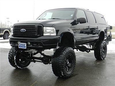 Suv ford excursion limited 4x4 powerstroke diesel custom lift wheels tires dvd