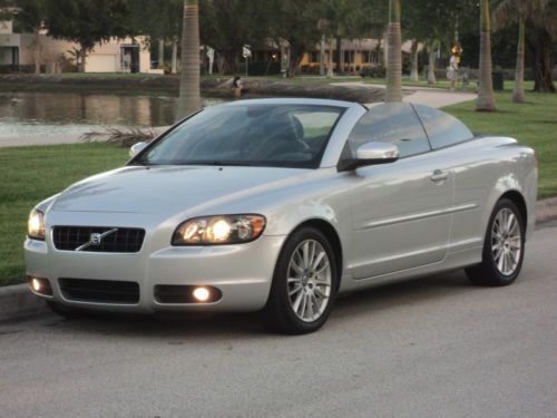 2008 volvo c70 t5 hard top convertible two owner clean non smoker no reserve!