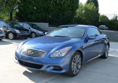 2009 infiniti g 37 s (sport) package convertible 31k miles navigation back view