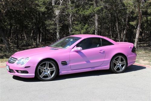 2004 sl 500 custom pink warranty included, amg rims