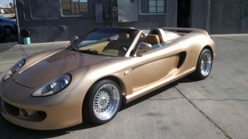 2004 porsche carrera gt custom built replica kit car convertible $100k invested