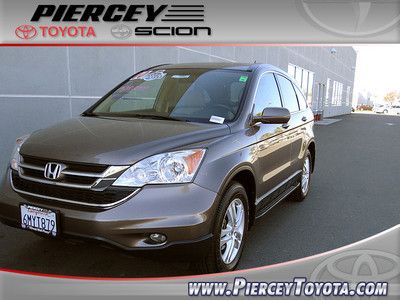 Leather 4x4 4wd cr-v ex-l sport utility tan automatic 5-spd w/overdrive