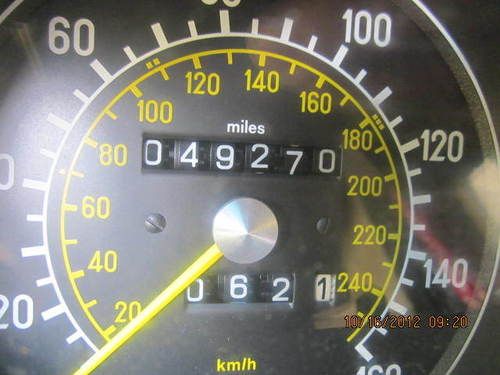 1985 mercedes-benz 380sl roadster 50.000 original miles