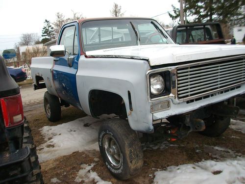 1975 chevy truck shortbed 4wd project mudbod offroad show monster truck