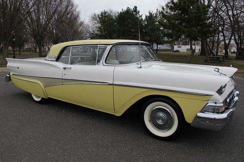 1958 ford fairlane 500 skyliner retractable convertible matching #'s no reserve!