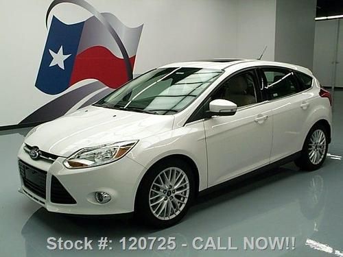 2012 ford focus sel automatic leather sunroof only 39k! texas direct auto
