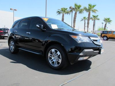 2008 3.7l awd black 6 disc gray leather financing available 3rd row seating
