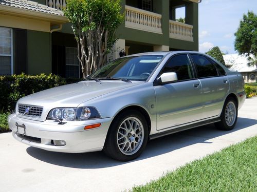 2004 volvo s40 1.9turbo  - no reserve - leather -  moonroof  - nice florida car